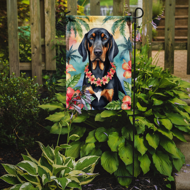 Drapeau de jardin en polyester double face H 15,5 po x l 11,25 po