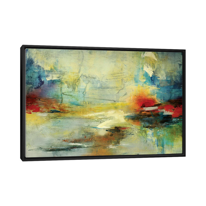 «Invierno», reproduction sur toile, H 18 po x l 26 po x P 1,5 po, Toile avec cadre noir