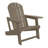 Outdoor Poly Adirondack Chair With Ottoman-118433008