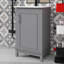Meuble-lavabo de 20 po avec lavabo, petite armoire de salle de bain avec supports de rangement et porte à fermeture en douceur-1775371032