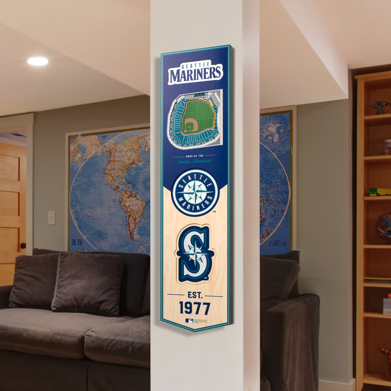 MLB 3D StadiumView 8x32 Banner, New York Yankees, 19" H x 6" W x 0.68" D