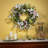 Faux Dogwood Plastic 20'' Wreath