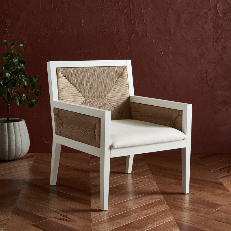 Chaise d'appoint Hudgins, Blanc