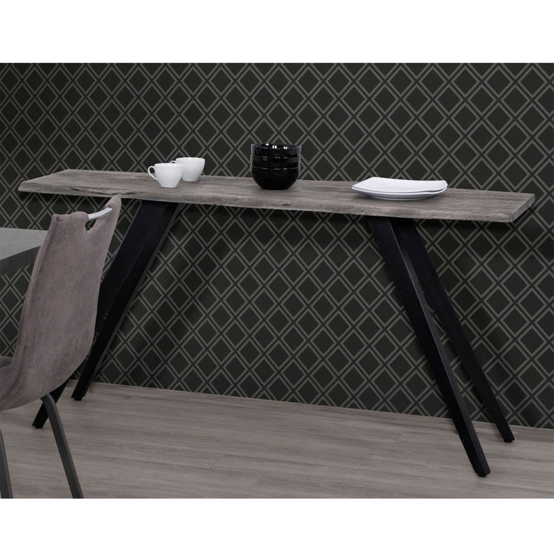 Console de salon avec table de bord seulement, sans chaises.