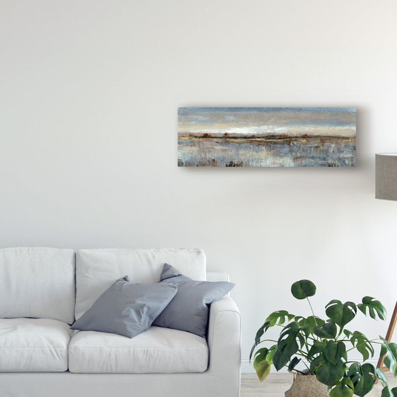 «Gray Mist II» par Timothy O 'Toole - reproduction d'art sur toile, H 10 po x l 32 po x P 2 po