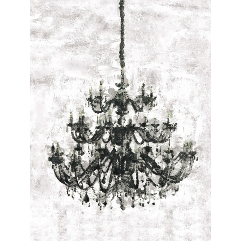 Lustre gothique - impression sur toile tendue, H 40 po x l 30 po