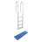 Pro Series Above Ground Swimming Pool In-pool Ladder w/ Mat