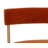 Joden Upholstered Counter Stool with Metal Frame - Orange-99277848