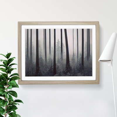 Innovative Winter Forest - Single Picture Frame Print