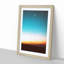 Moon and Stars Above Mashhad in Iran - Picture Frame Graphic Art Print-55732343-55732344