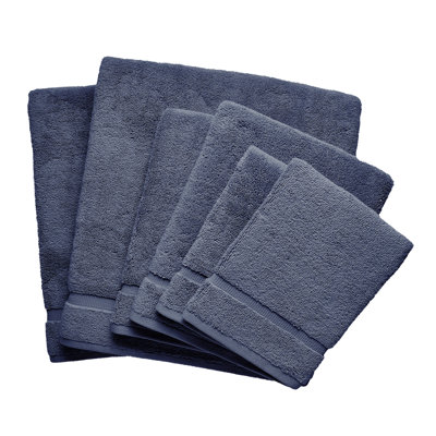 Ensemble de serviettes 6 pièces Splendid Signature 100% coton - très doux, absorbant et non pelucheux