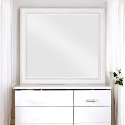 Miroir mural blanc vieilli | Idée de cadeau