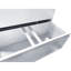 Classeur latéral 2 tiroirs, classeur blanc avec serrure, classeur verrouillable pour le bureau personnel, classeur en métal verrouillable pour format légal / lettre / A4 / F4