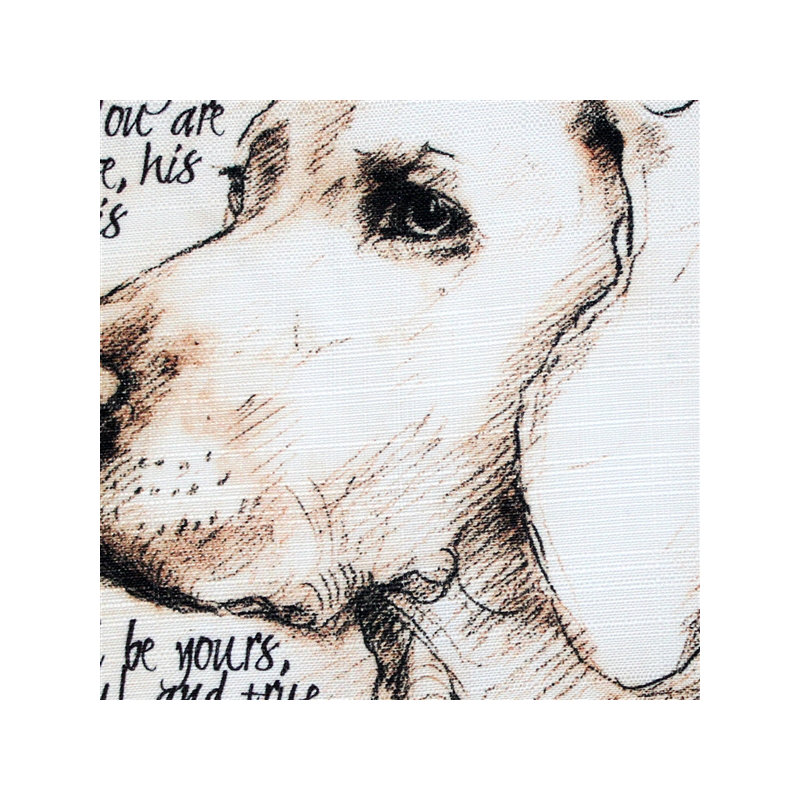 Devoted Dog Throw Pillow