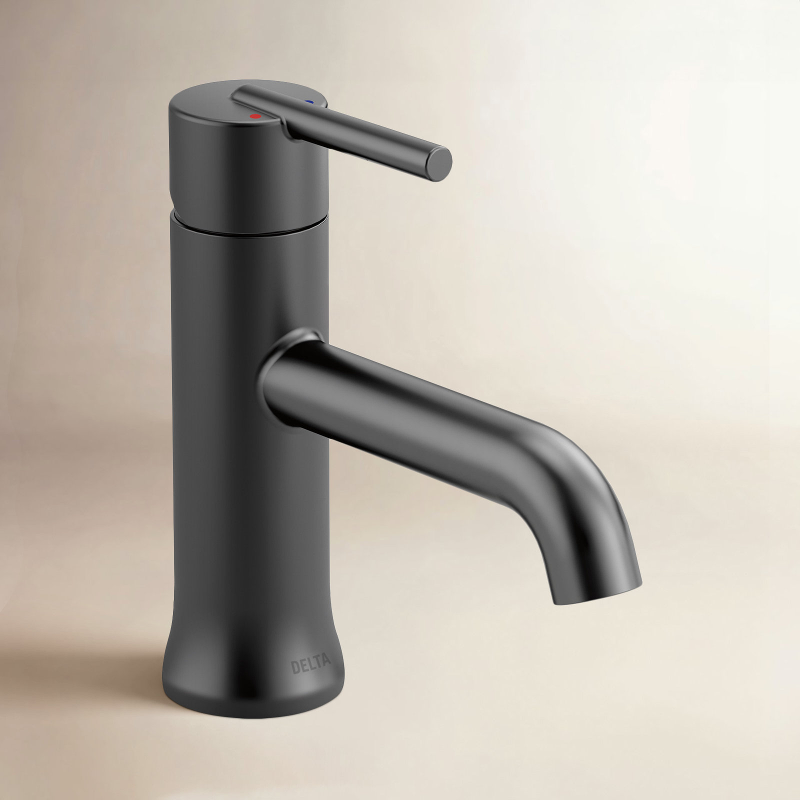 Trinsic Single-Handle Bathroom Faucet with Drain, Matte Black
