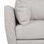 Tissu, fauteuil club avec pieds en bois