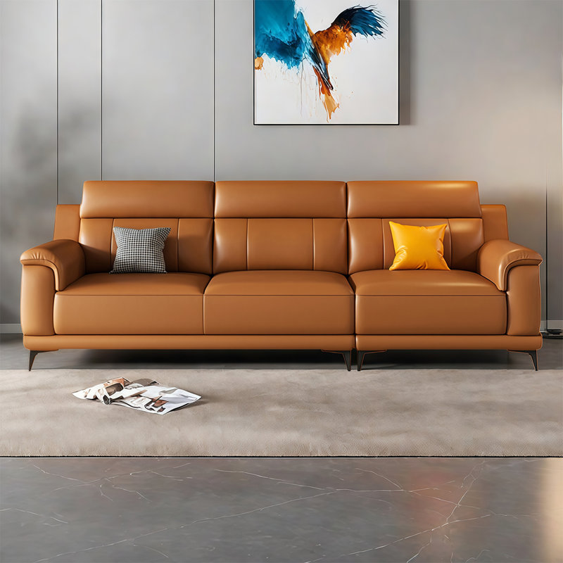 Canapé italien luxueux et simple, H 36,22 po x l 98,42 po x P 36,22 po