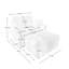 Canapé ergonomique à une place avec repose-pieds, coussins de soutien à haute résilience, méridienne moderne à assemblage facile pour le salon, le bureau, le bureau, orange brûlé