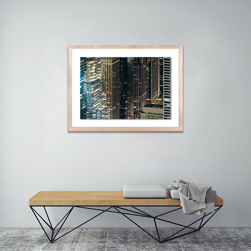 City II Print by Jakob Wagner, Natural, 18" H x 24" W x 1.5" D