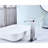 Waterfall Spout Bathroom Faucet, Brushed Nickel, & Verified, 1.2 Gpm Flow, Ceramic Cartridge For Consistent Performance, Aerator Approved, Durability,-125364159