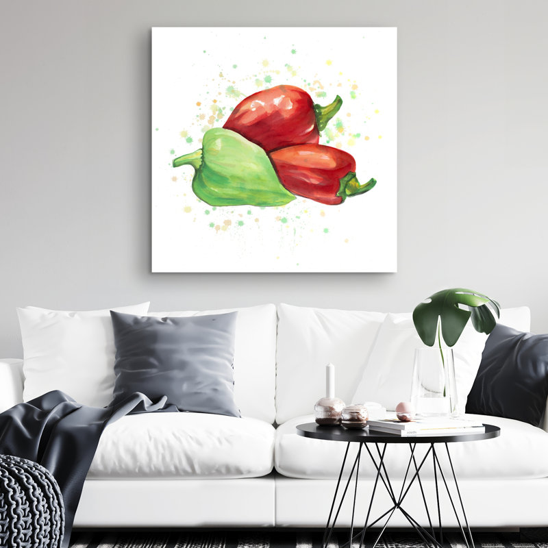 Bell peppers - 32"x32" art on canvas
