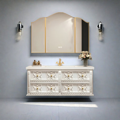 Armoire de salle de bain style français