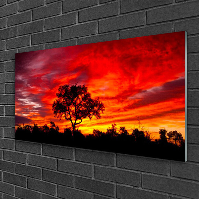 Tree Landscape - Unframed Photograph on Glass