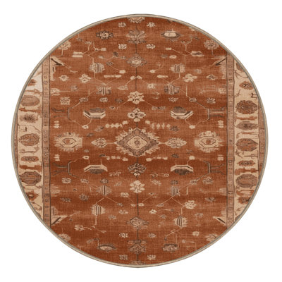 Tapis brun lavable à la machine