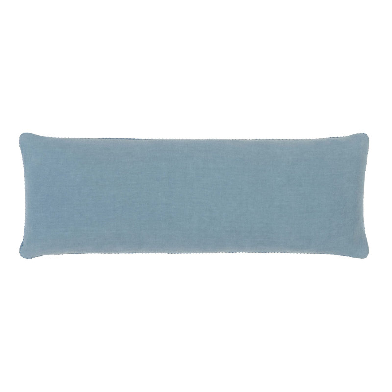 Parker Harvest Decorative Pillow, Blue, Rectangle 15"H x 35"W