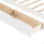 Lit simple pour 2 personnes, structure en L pour lit simple avec rangement à 3 tiroirs-1277069120