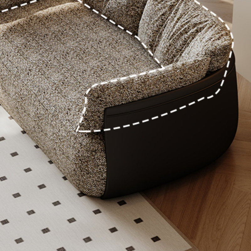 Petit canapé droit de style Mid-Century, 2