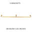 Tringle à rideaux simple réglable en acier Aalina-894764685-894764675
