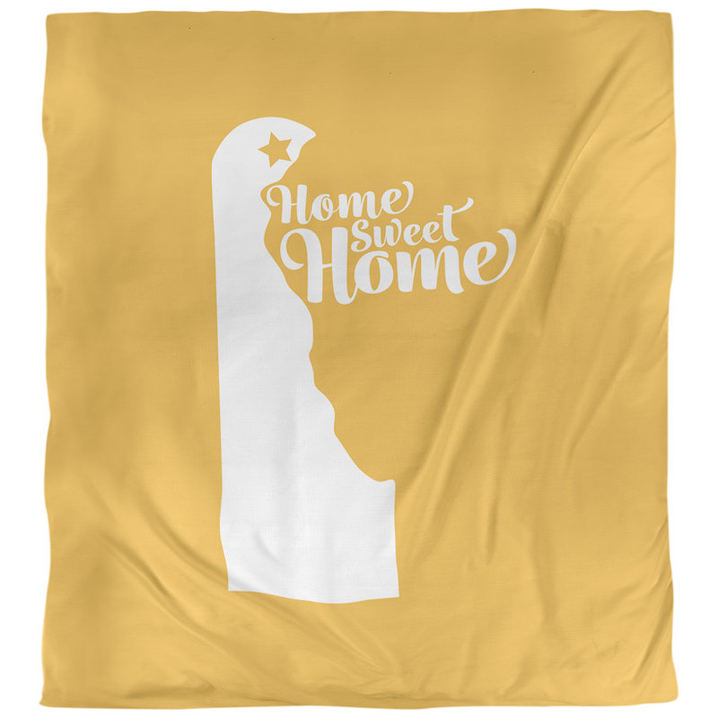 Housse de couette wilmington doux, Housse de couette simple TG, Jaune, Polyester brossé