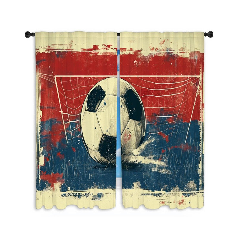 Paire de rideaux obscurcissant en polyester Fawaka, L 20 po x L 84 po