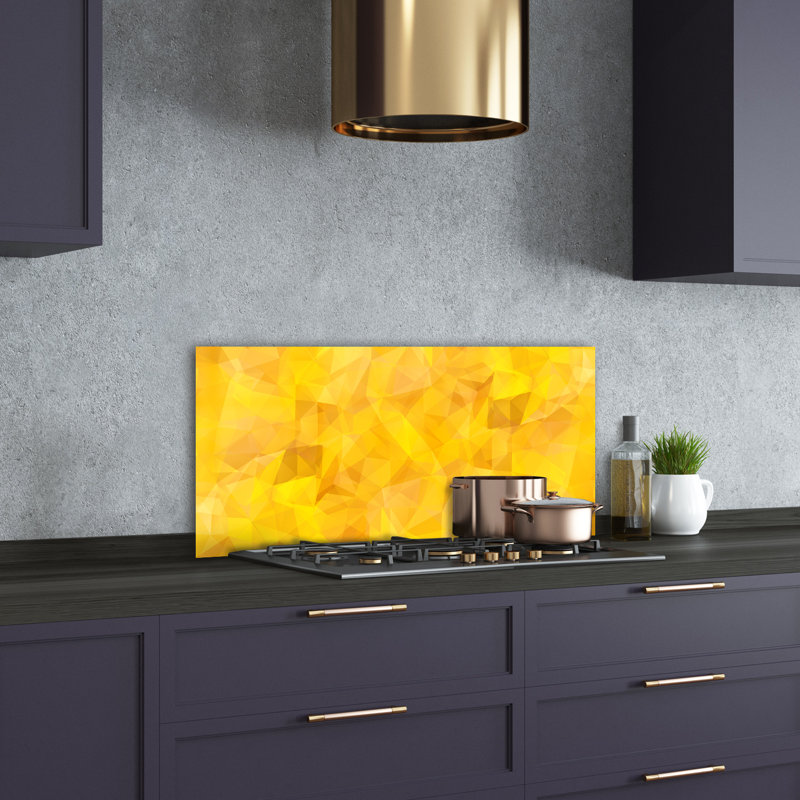 50cm W x 100cm L Glass Peel and Stick Panel