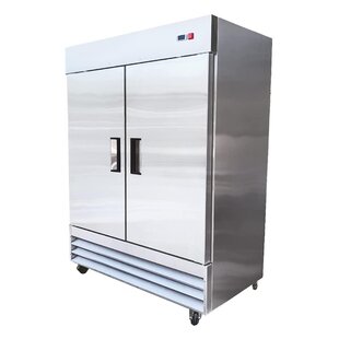 Commercial Grade Freezer | Stainless Steel | 3 Self Closing Doors | 80.875  x 32.25 x 82.5 | Digital Temperature Controller | 72 Cu. Ft. | 9