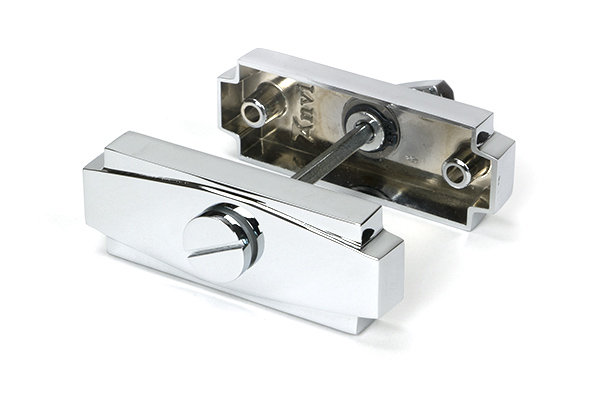Art Deco Thumbturn, Polished Chrome