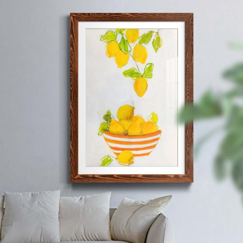 Lemonlicieux - Cadre photo, reproduction d'art sur papier, Papier avec cadre érable, H 31,5 po x l 23,5 po x P 1,5 po