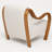 Curva Luxe Accent Chair-Boucle Upholstered with Wood Arms -1440418710-1434637550