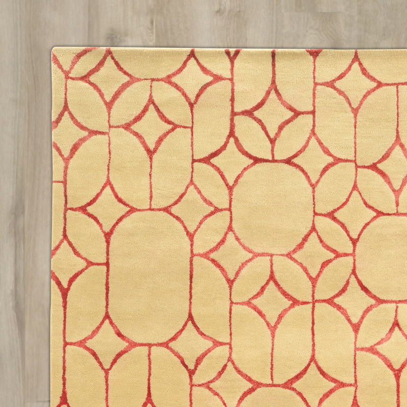 Cheshunt Wool Geometric Indoor Rug, Rectangle 5' x 8'