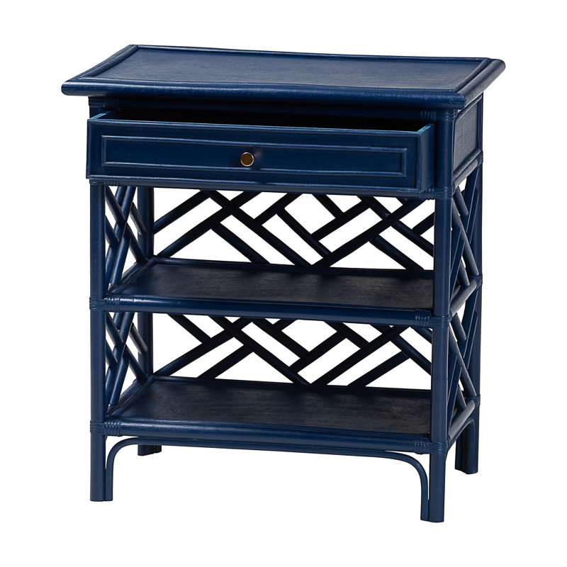 Table de chevet, Bleu