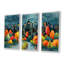 Ensemble de reproductions d'art mural orange et vert Toronto-107192124-107192129