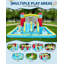 Château gonflable d'intérieur et d'extérieur avec glissade et gonflable gonflable 7-en-1 pour enfants 350 W