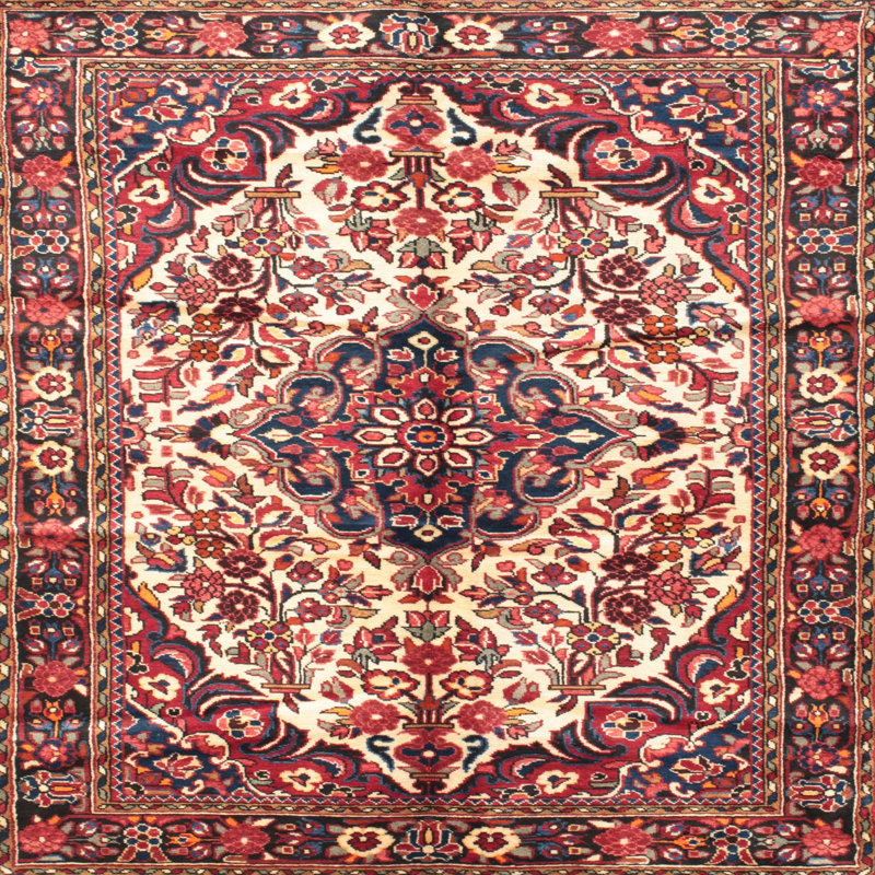 Oriental Indoor Rug, Square 5'