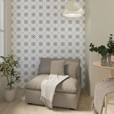 Santorini Seasons 6X6 Pattern 05 Porcelain Wall and Floor Tile