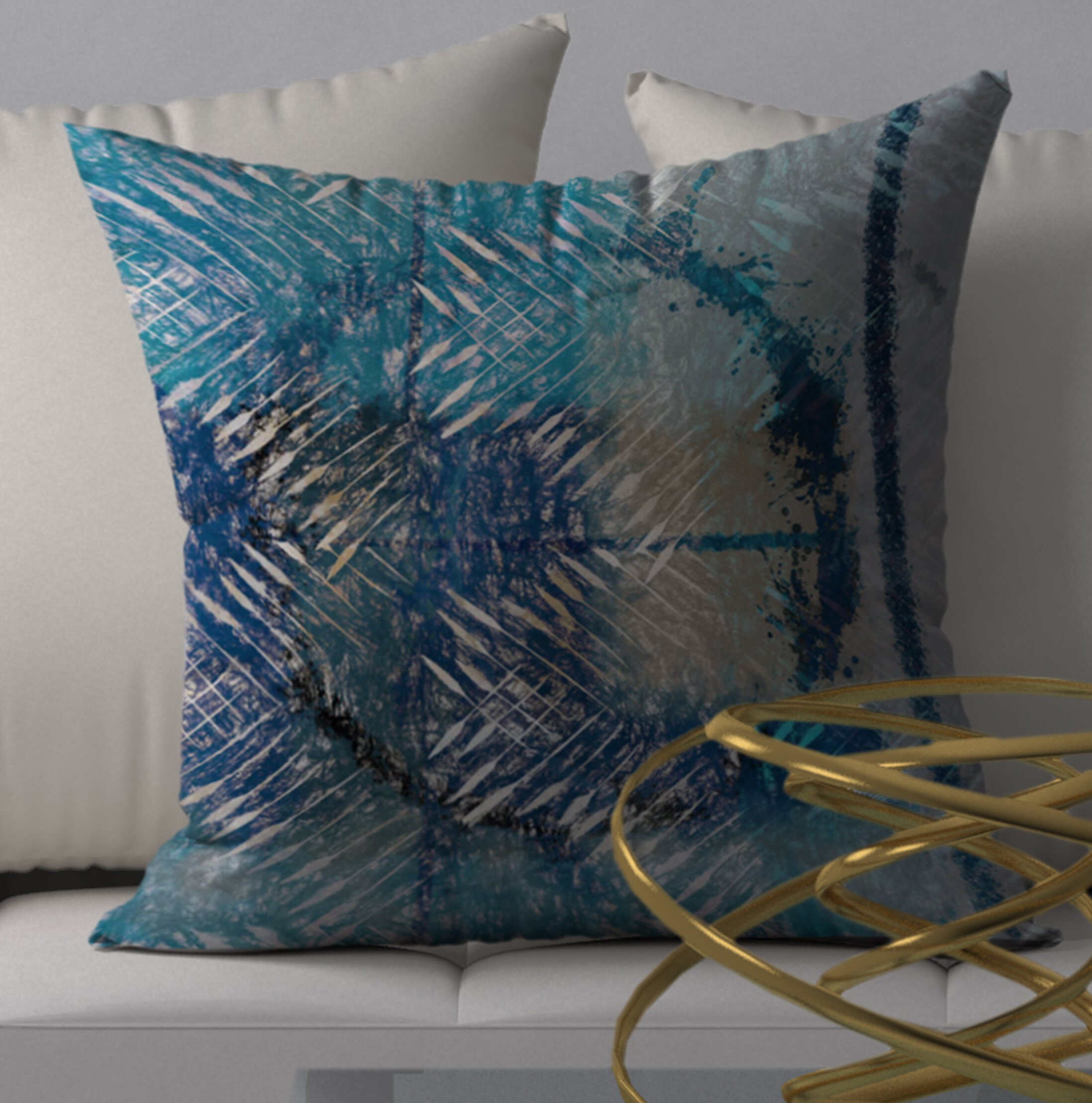 Pleasure Flourishing Decorative Square Pillow Cover & Insert Orren Ellis Size: 24 x 24