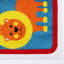 Rouge géométrique/tapis décoratif orange Kindig-29180304