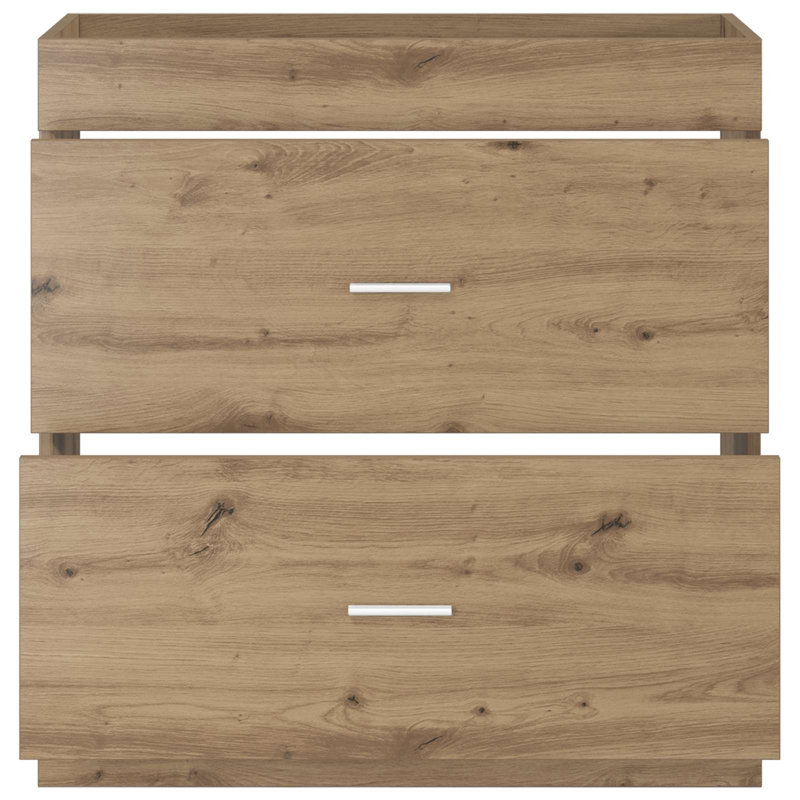 78.5cm Bathroom Vanity Base Only, Artisan Oak