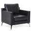 Fauteuil d'appoint moderne, fauteuil rembourré en similicuir, fauteuils simples-514055178