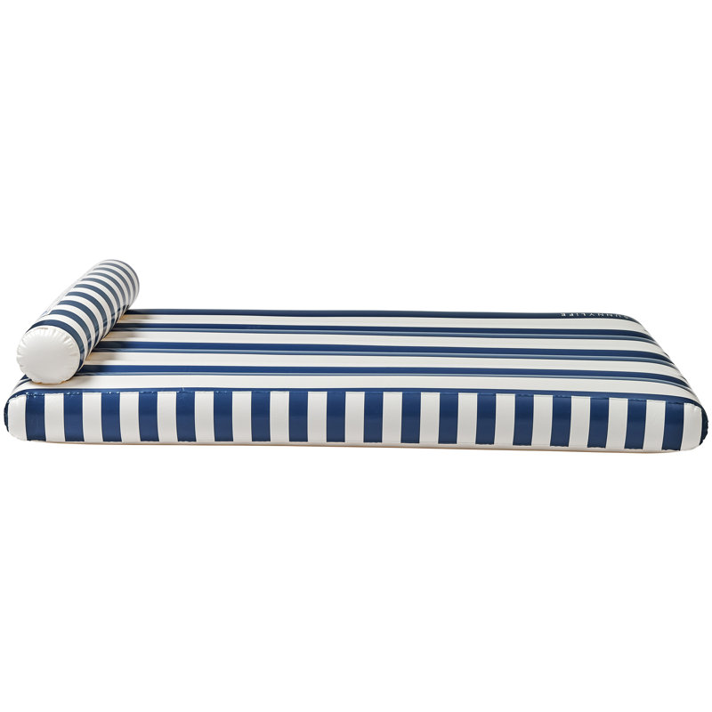 Luxe Lilo: Marine Stripe, Blue